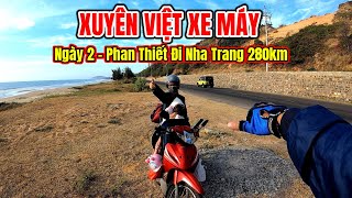 Vợ chồng đem theo bé 3 tuổi phượt XUYÊN VIỆT XE MÁY - P2 | Phan Thiết - Nha Trang 240km