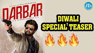 DARBAR Movie Diwali Special Teaser || Rajnikanth || Nayanthara || AR Murugadoss || iDream Filmnagar