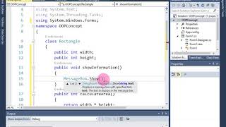 Object Oriented Programming with Exercise on Rectangle Class