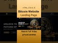 Bitcoin Website Using HTML & CSS | Step by Step Tutorial | Fast Code