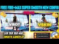 FREE FIRE LAG FIX VBOT+VSKIN 🤩| FREE FIRE LAG FIX AFTER OB46 UPDATE🔥 FF MAX LAG FIX CONFIG FILE