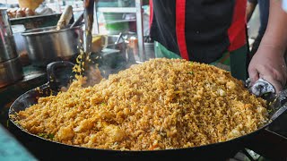 $1 Fried Rice Master ! Amazing Huge Portion Cooking - Indonesian Street Food