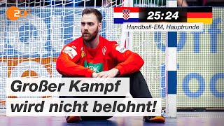 Kroatien - Deutschland 25:24 - Highlights | Handball-EM 2020 - ZDF