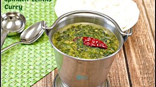 Keerai Molagootal Recipe | Spinach-Lentil Curry