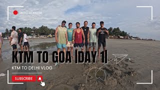 Ktm TO Goa |Day 1| Total itinerary| Traveling by Plane and train #goa #travelvlog #vlog #dailyvlog