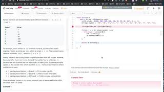 leetcode q12.Integer To Roman | Java