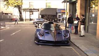 郭文贵之子郭强的帕加尼 Zonda 760 Mileson The son of Guo wengui drive customized Pagani Zonda  in London