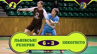 Львівські Резерви - Інкогніто [Огляд матчу] (Перша ліга. 13 тур)