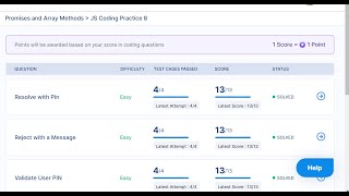 Promises and Array Method JavaScript essentials Js Coding Practice 8 answers| Nxtwave intensive 2.0