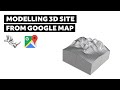 Rhino Beginner Tutorial: 3D Site Modelling Topography from Google Map