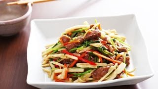 【楊桃美食網-3分鐘學做菜】香根牛肉 HD