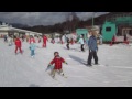 ３歳の長男、スキーデビュー