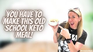 BACK TO BASICS CREAMY CHEESY BUTTERY KETO RECIPE!  | CHICKEN CABBAGE ALFREDO | YOU MUST TRY THIS!!