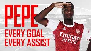 The best of Nicolas Pepe | Every goal and assist | 2019/20