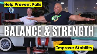 7 best Balance & Strength exercises to help improve stability | for Seniors & Beginners