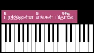 Parathil Ulla Song Keyboard Chords and Lyrics - E Major Chord