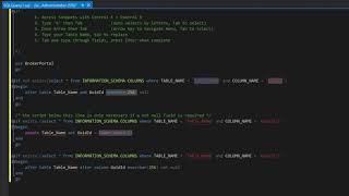 Sql Studio Code Snippets