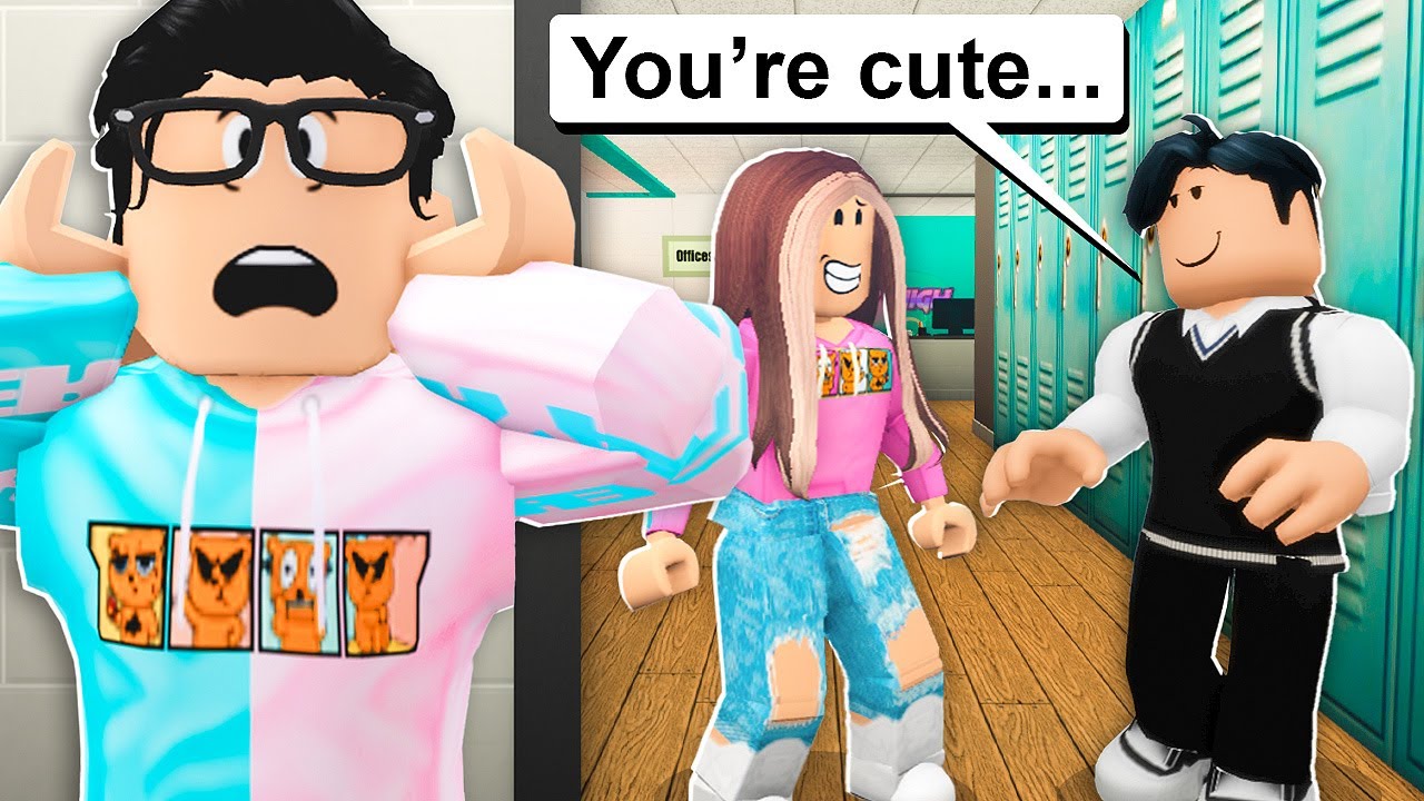 New Student Had A CRUSH On My Girlfriend! (Roblox Bloxburg) - YouTube