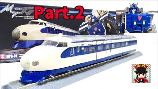 【ロボ→トレイン変形 】MPG-01 トレインボット ショウキ トランスフォーマー ヲタファの戻し変形レビュー Part.2/ Transformers MPG-01 Trainbot Shouki