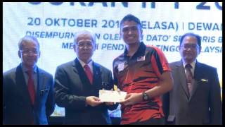 ARENA SUKAN IPT - MAJLIS ANUGERAH KECEMERLANGAN SUKAN KPT 2015