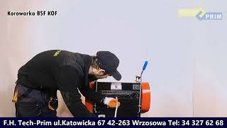 Korowarka do kabli do 5cm BSF KOF automatyczna, /Automatic cable stripper for cables up to 5cm