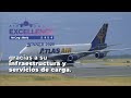 Transporte de carga aérea en el aeropuerto de Quito