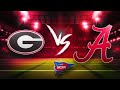 Georgia vs Alabama LIVE | NCAAF 2024 | College Football Week 5