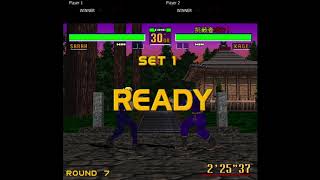 MAME 220 - virtua fighter 2 sega model 2 on mame - sarah - 1080p 60fps uk arcades