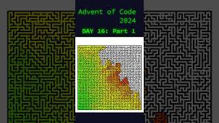 Advent of Code | Day 16: Reindeer Maze | Part 1 | Solution Visualization