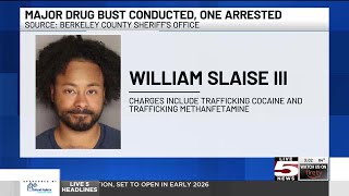 VIDEO: Joint operation leads to man’s arrest in major drug bust in Berkeley County