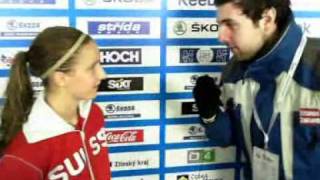 SUI-RUS IIHF U18 Women´s WCH 2012 interview with Janine Alder