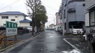 東小岩3丁目~東小岩4丁目（車載動画）江戸川区Tokyo,Japan.