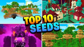 TOP 10 BEST NEW SEEDS For Minecraft NETHER UPDATE 1.16! (Mobile, PS4, Xbox, PC,