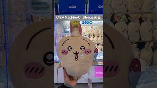 🇯🇵Claw Machine in Japan｜誕生日なうさぎBIGぬいぐるみGET！🐰🎂#ちいかわ #クレーンゲーム #shorts