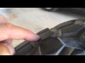 Honda CRF230L Tire Tread Wear Check