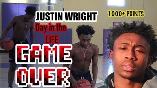 1000 Points and COUNTING! Justin Wright: GAMEDAY| Day in the Life