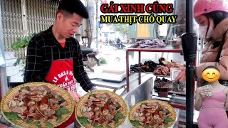 quán chó quay ngon tốp 1 đến gái xinh còn phải xếp hàng đợi mua I Người Lạng Sơn