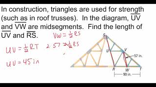 Geometry 5.1: Midsegment Theorem