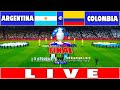 🔴LIVE : ARGENTINA vs COLOMBIA I FINAL - COPA AMERICA 2024 - MATCH LIVE | REALISTIC PES GAME