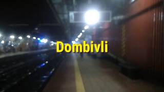 #Dombivli Railway Station | Dombivali-Boisar Memu | Abhishek Mishra