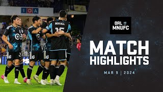 HIGHLIGHTS: Orlando City SC vs. MNUFC | March 9, 2024