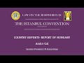 Country Reports - Report of Hungary (Law on the Bosphorus 2021)