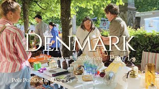 #53.🇩🇰Nordic / Denmark Tour - Part 1 ~ Copenhagen flea market visit♪