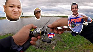 He's changing his fishing game - blow my mind