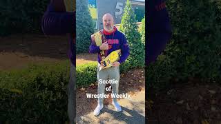 Scottie of Wrestler Weekly at the WRAL TV Studios Mid-Atlantic Championship Wrestling