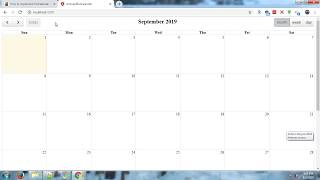 Implement Fullcalendar in Angular 8