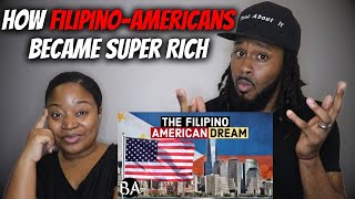 🇵🇭 American Couple Reacts "How Filipino Americans Became Super Rich"