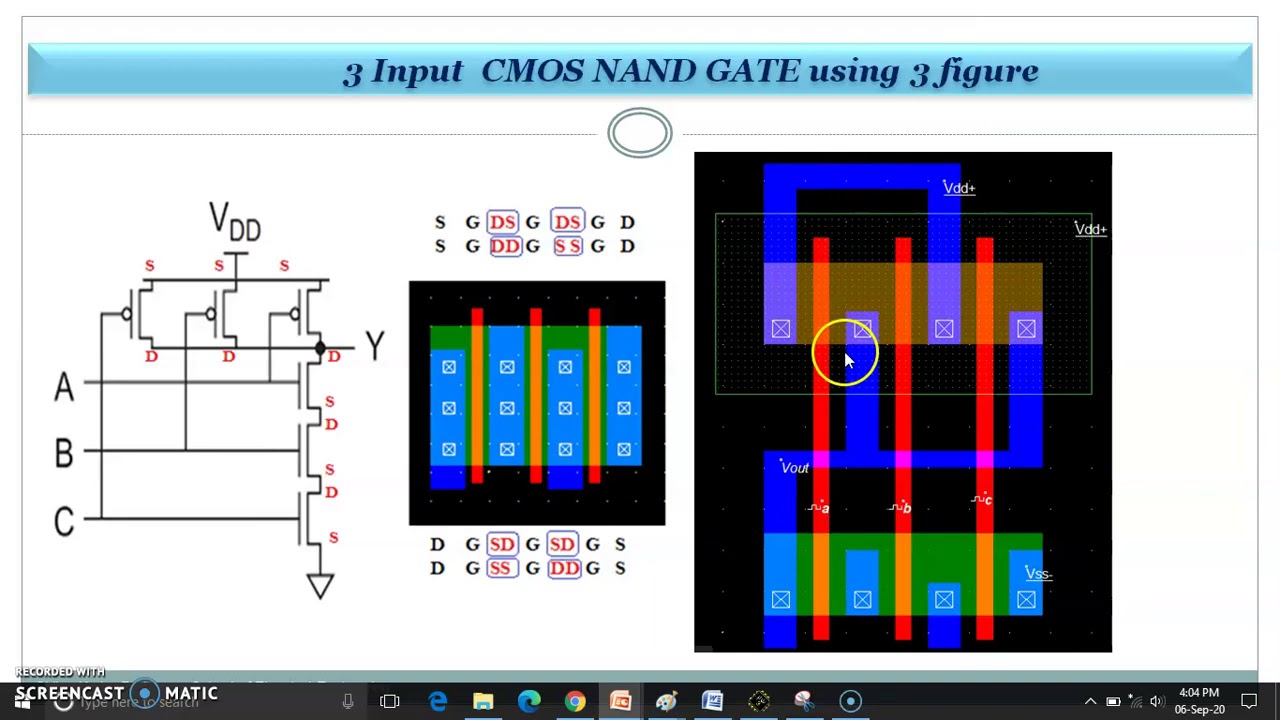 Nand Gate Schematic Diagram