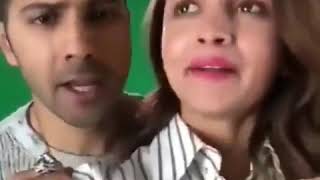 Varun dhawan and Alia bhatt live chat #bollywood #varundhawan #aliabhatt #kalank
