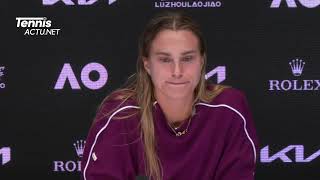 Australian Open 2024 - Aryna Sabalenka : "I'm really looking forward to playing against Coco Gauff"